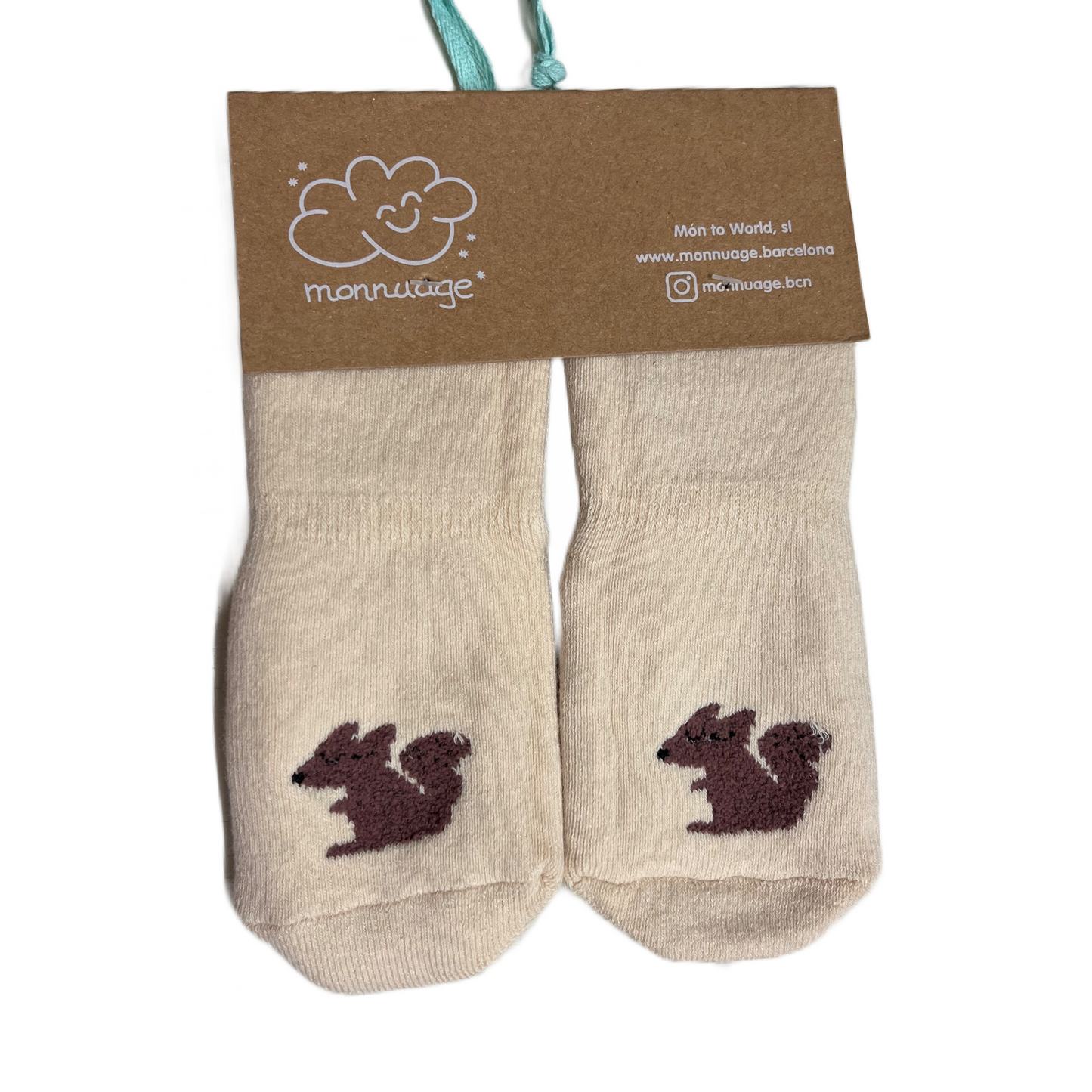 Chaussettes anti-dérapantes animaux