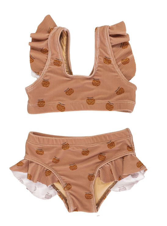 Maillot de bain deux pièces - Pêches