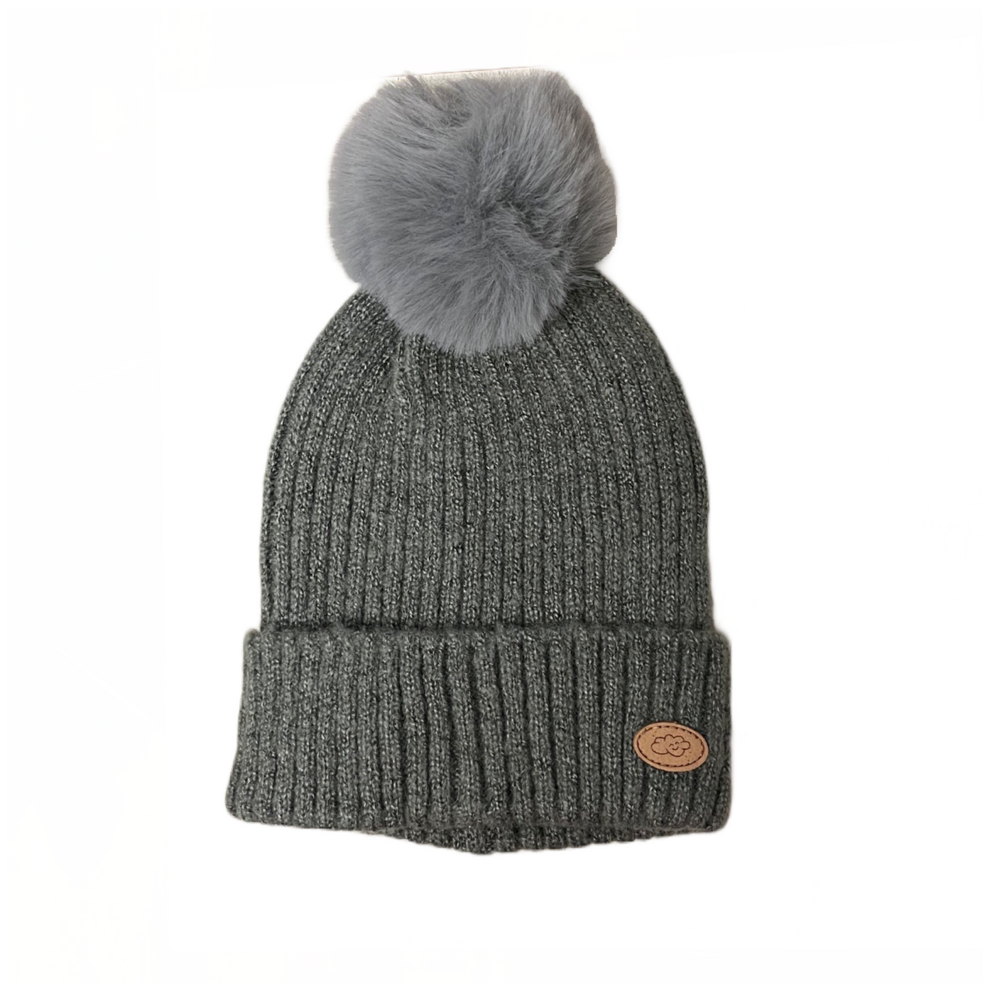 Bonnet à pompon coloré