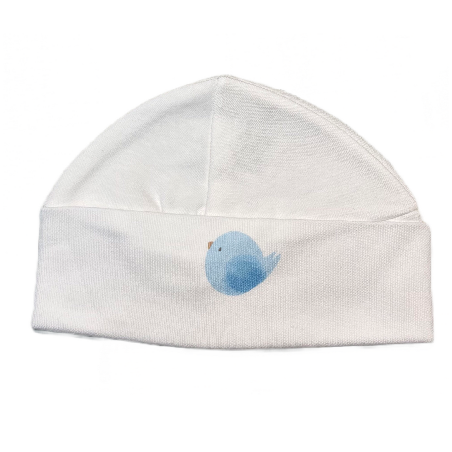 Bonnet de naissance - Oiseau bleu