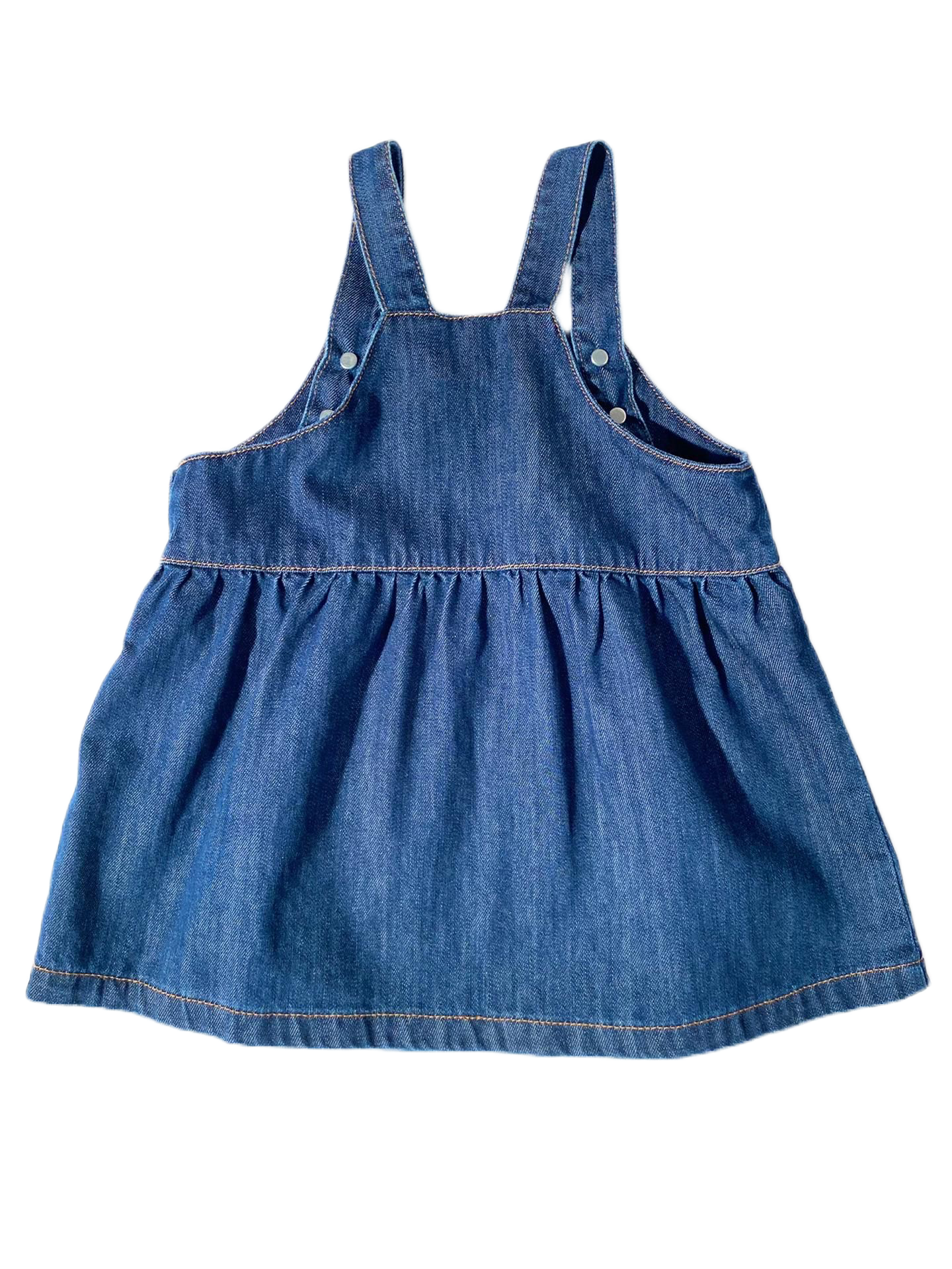 Robe salopette en jean
