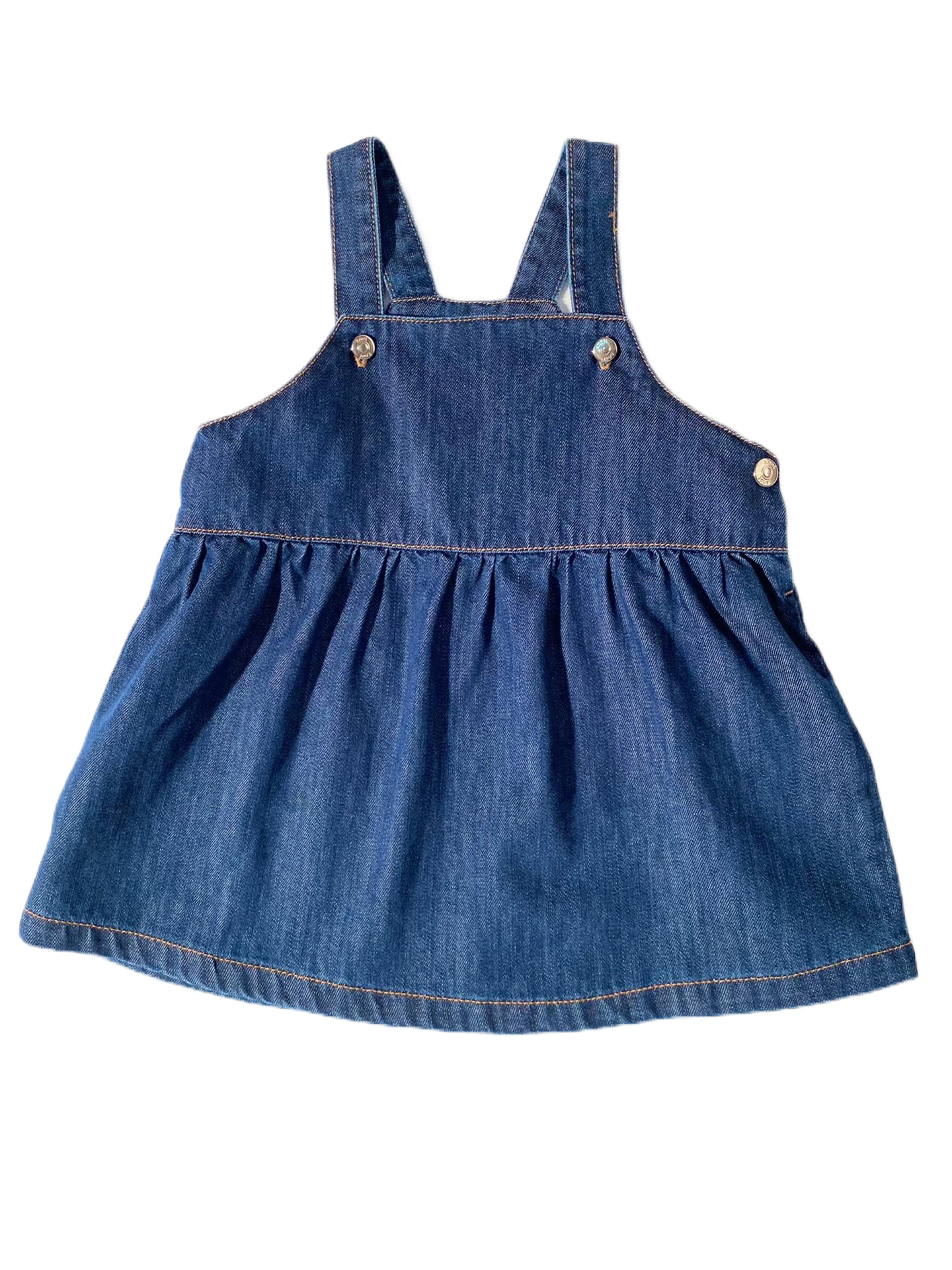 Robe salopette en jean