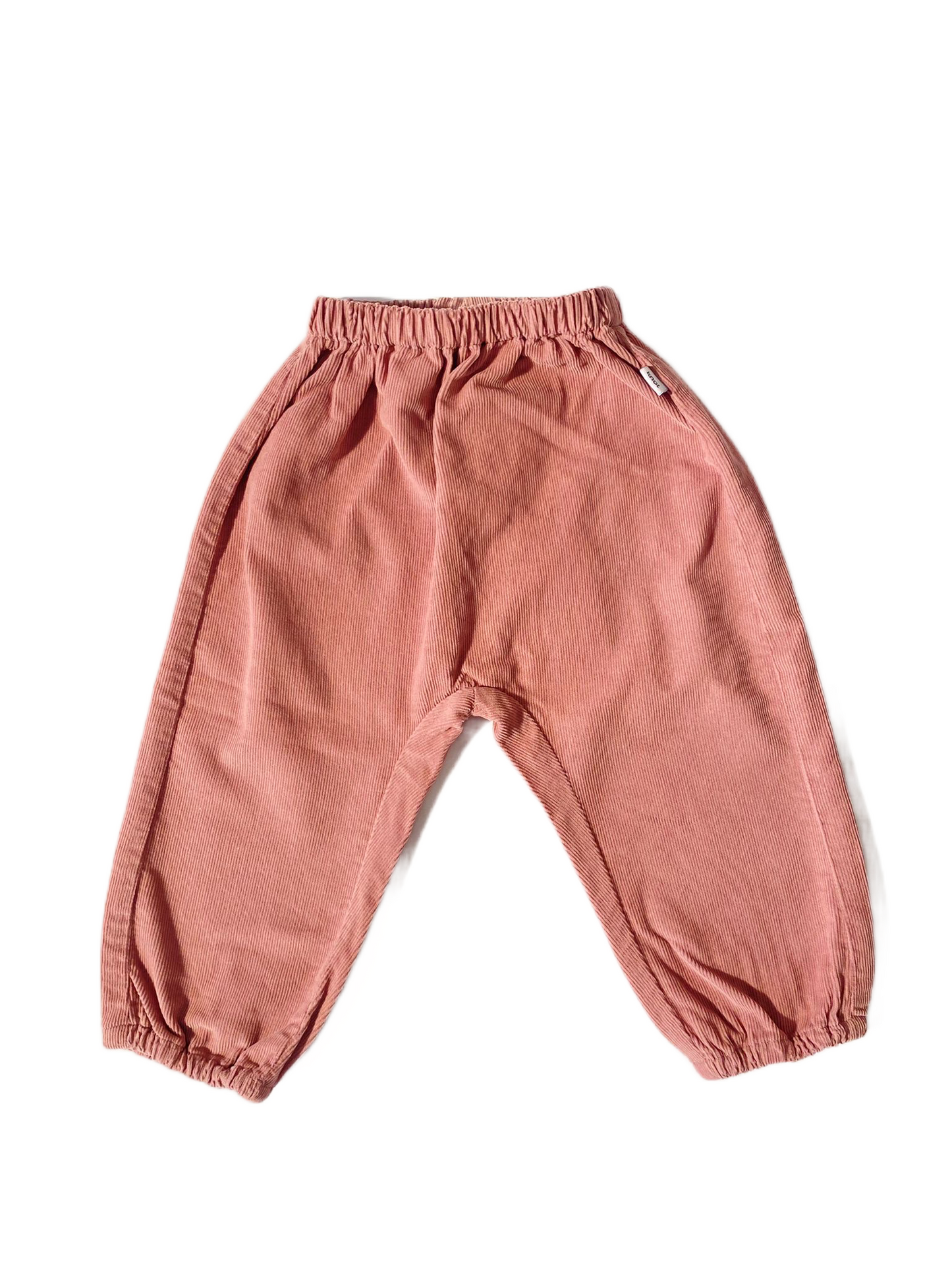 Pantalon daim rose
