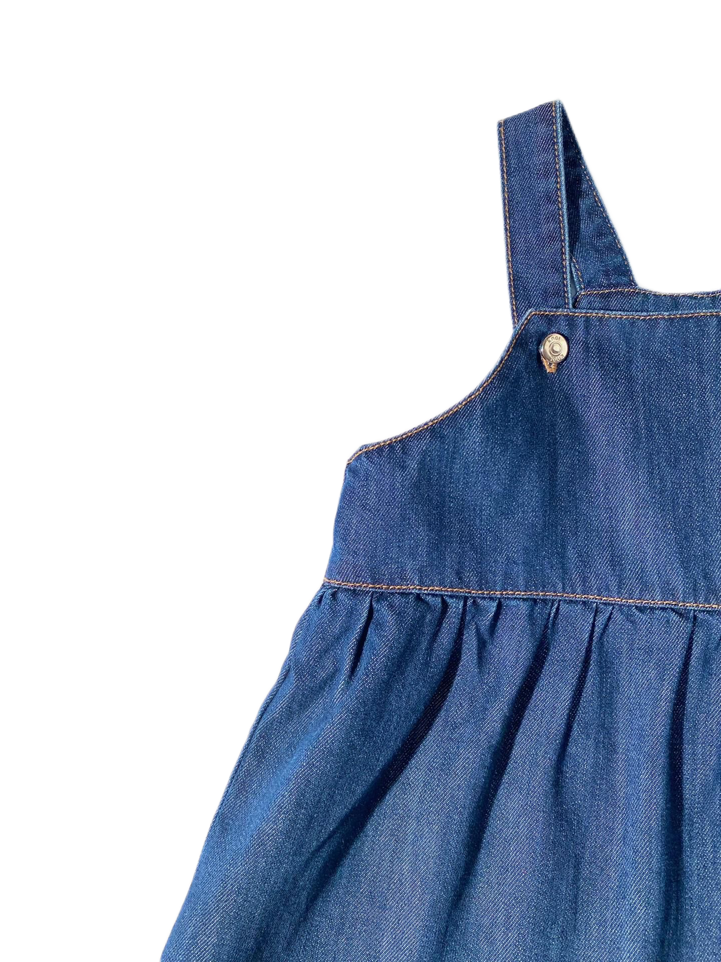 Robe salopette en jean