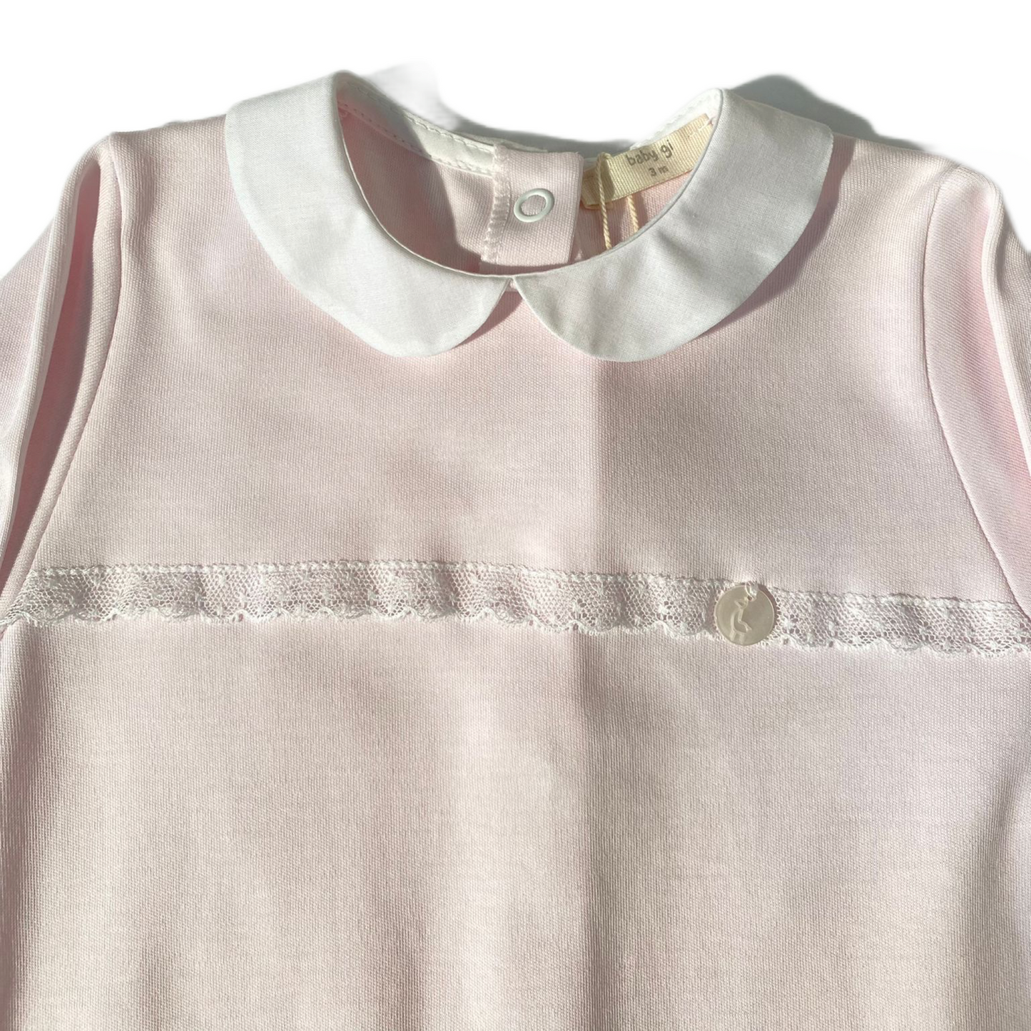 Pyjama dentelle et col