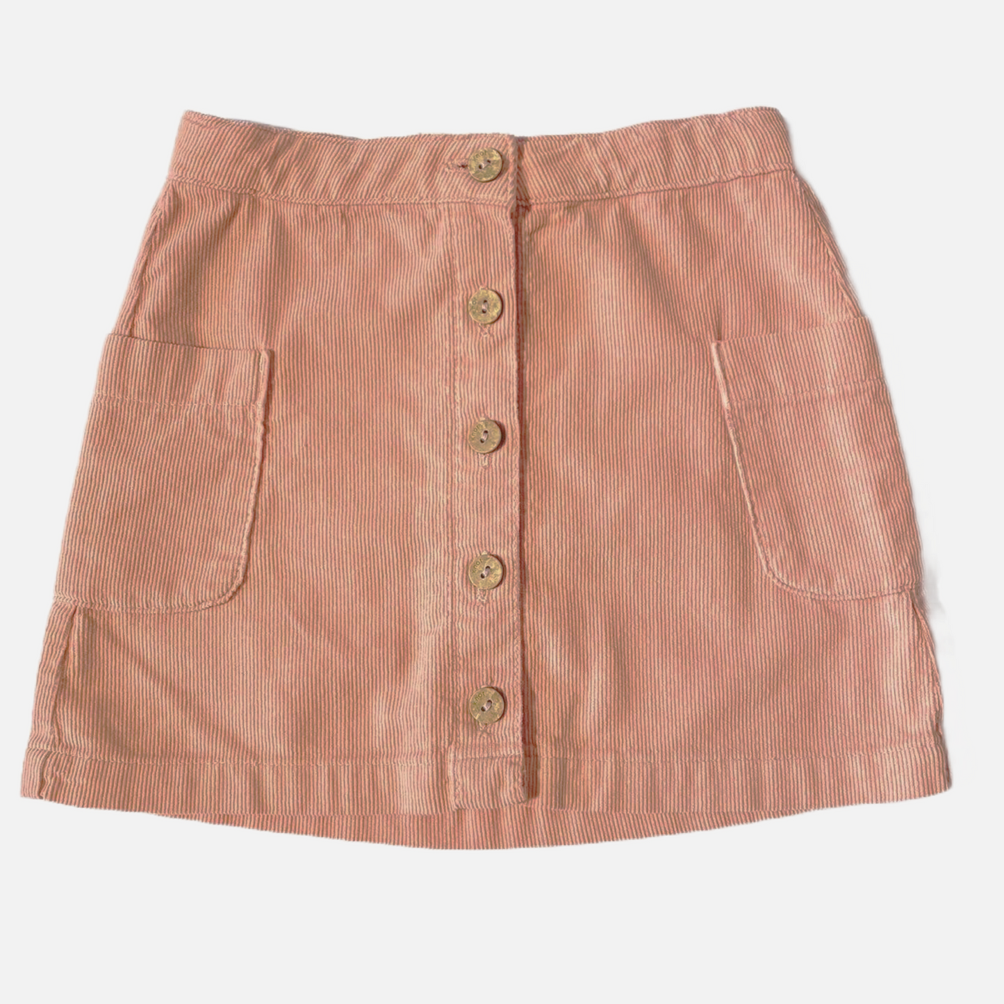 Jupe rose en daim
