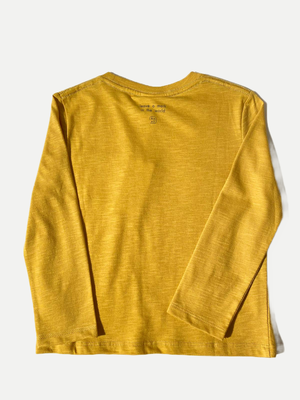 T-shirt manches longues moutarde