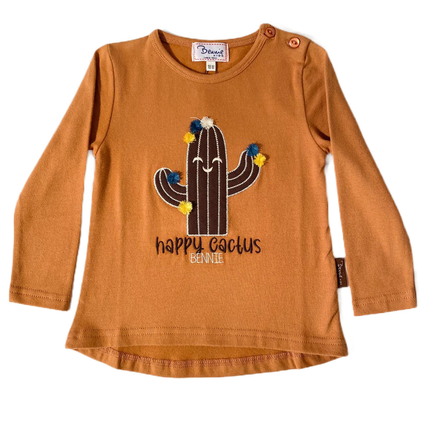 Haut orangé et cactus