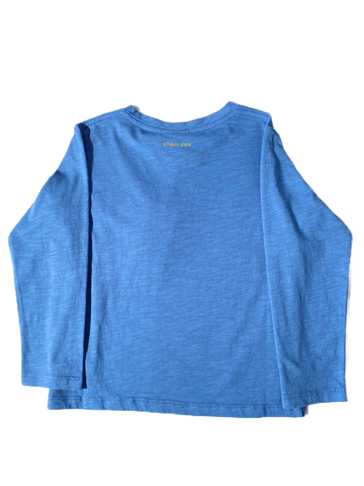 T-shirt manches longues bleu