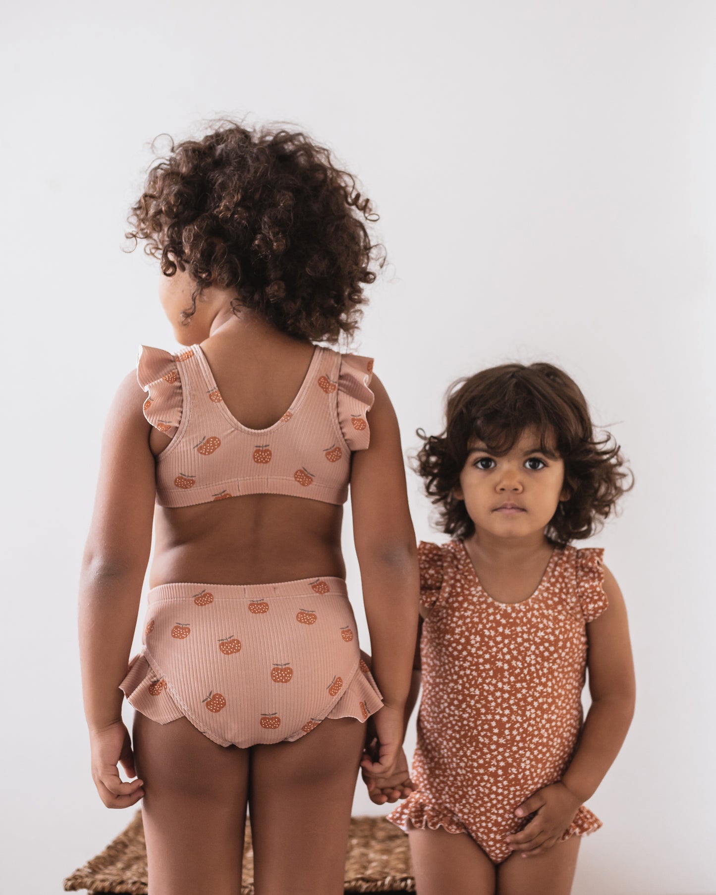 Maillot de bain deux pièces - Pêches