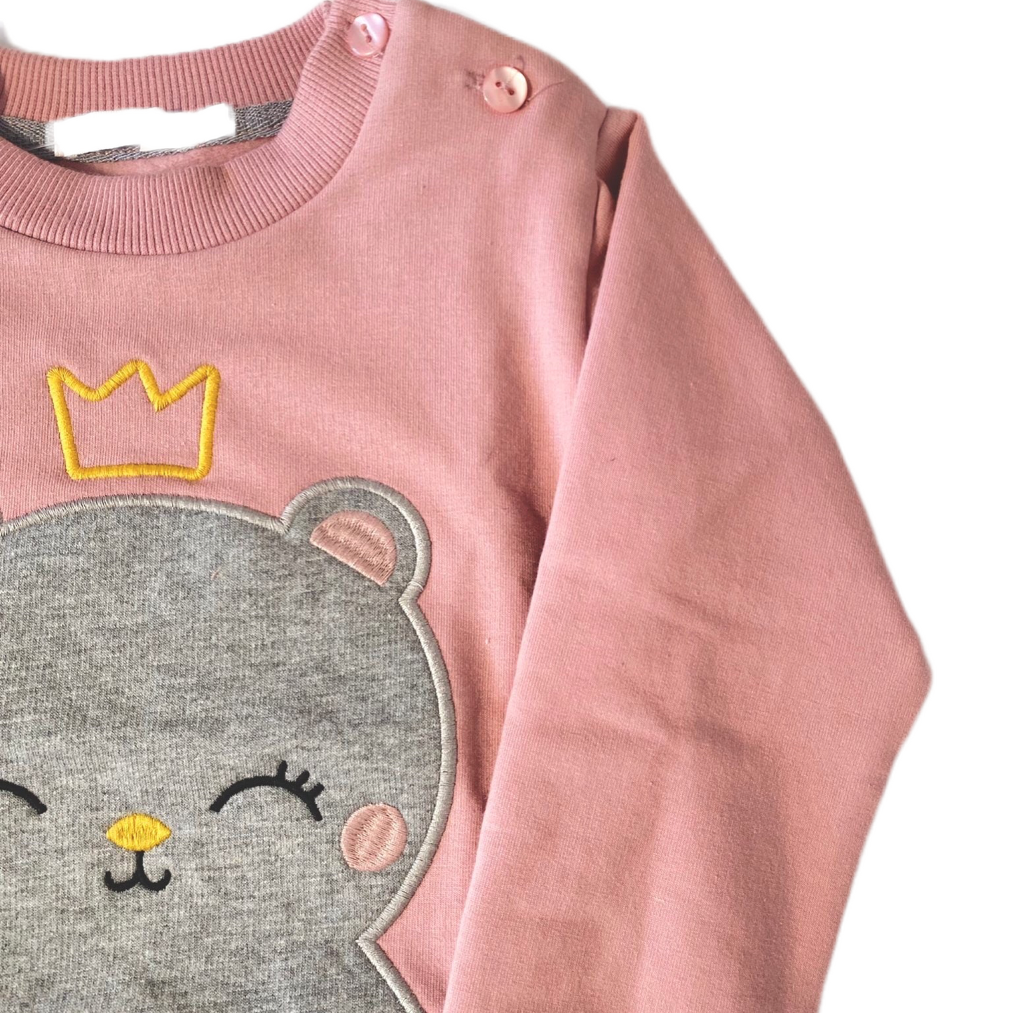 Ensemble jogging chaton couronné