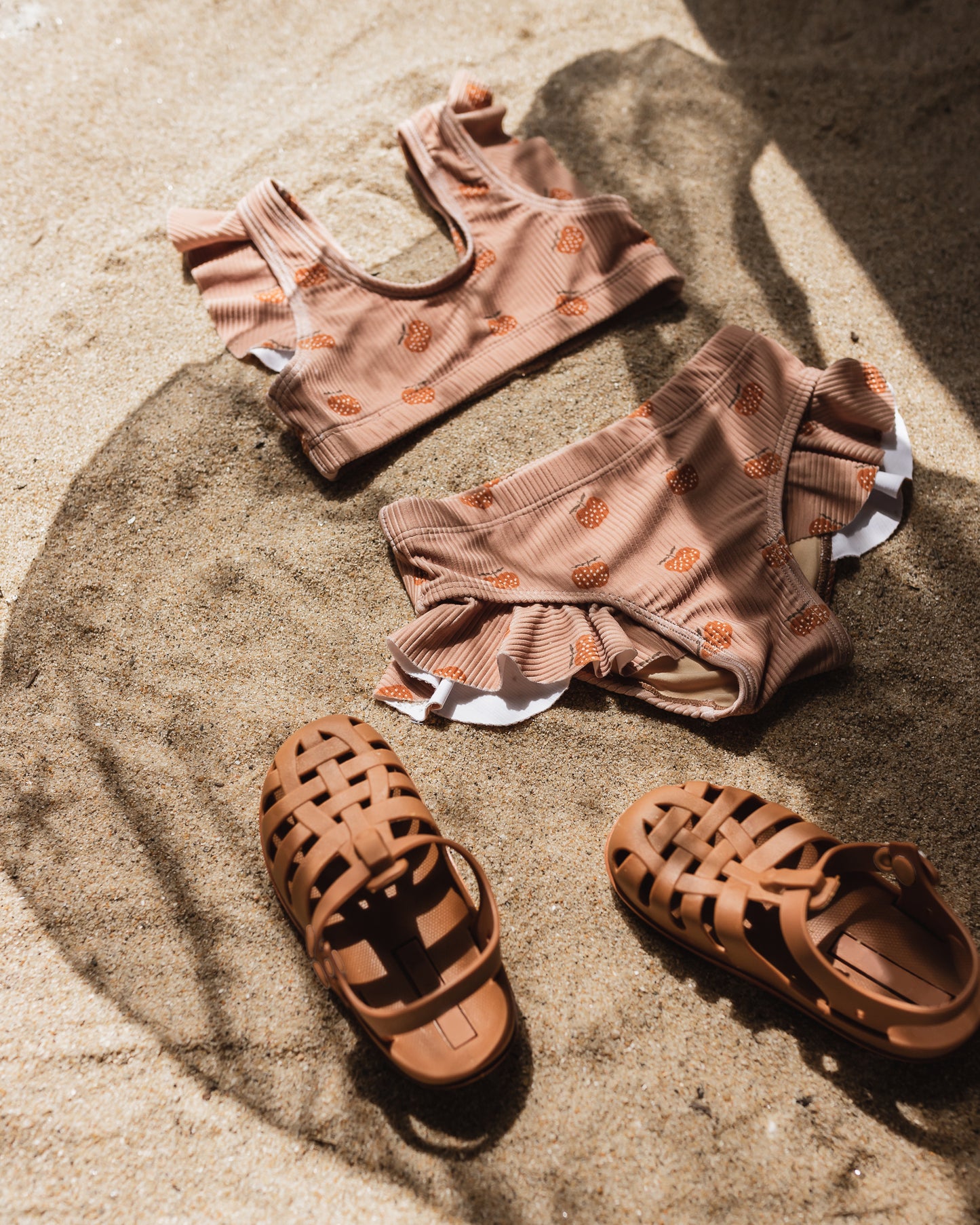 Maillot de bain deux pièces - Pêches